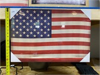 16x24 American Flag Hanging Art Canvas