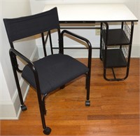 Pilot Small Desk w/ Storage + Matching Chair