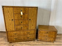 Drexel Chest of Drawers & Nighstand