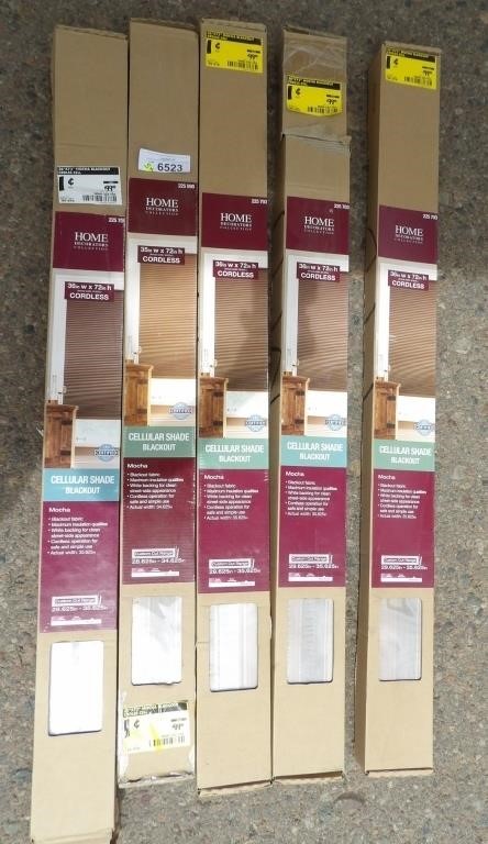 5x Assorted Window Coverings