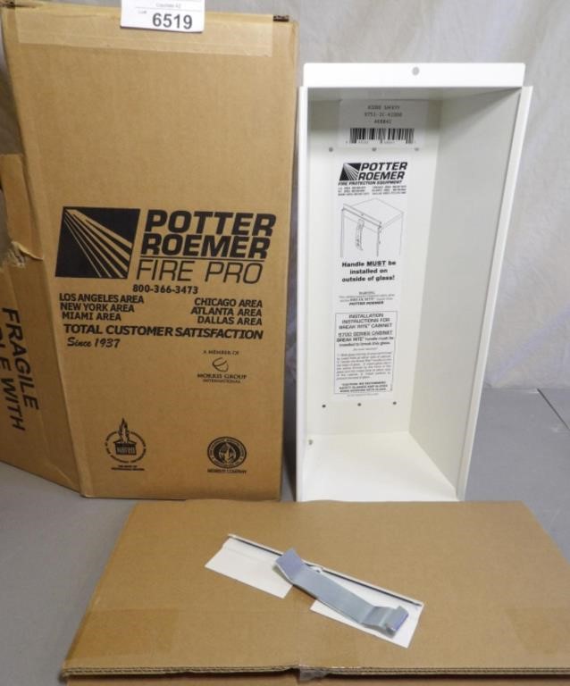 Potter Roemor Fire Pro Fire Extinguisher Cabinet