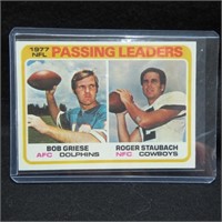 Bob Griese - Roger Staubach 1977 Passing Leaders