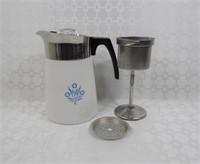 Corning Ware 6-Cup Coffee Maker Percolator