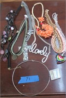 Lot of Necklaces - "Lovely", Heart Shaped, etc