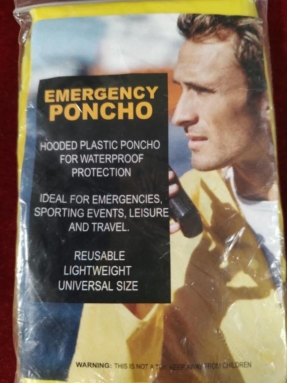 Emergency Poncho Universal Size