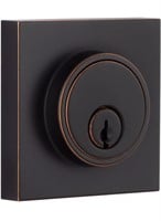 Defiant aged bronze door lock & key