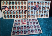 11 - 1976-77-79 CHICAGO CUBS TEAM PHOTOS (A89)