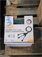 3-40’ multidirectional extension cords