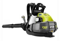 RYOBI 175 MPH Gas Backpack Leaf Blower - READ!