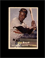 1957 Topps #26 Bob Boyd VG to VG-EX+