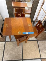 Kid's Table with 3 Chairs
