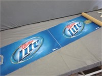 Miller Lite Corrugated Cardboard Banner / Sign