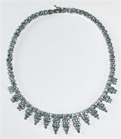 ABSOLUTELY STUNNING Sterling "BLUE TOPAZ" Necklace