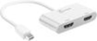 J5 CREATE Mini DisplayPort to Dual HDMI Adapter