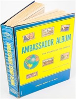 Stamps Ambassador Album Full of Postage Stamps