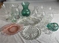 A lot of Glassware