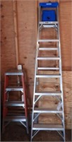 Werner 8ft aluminum “A” frame step ladder