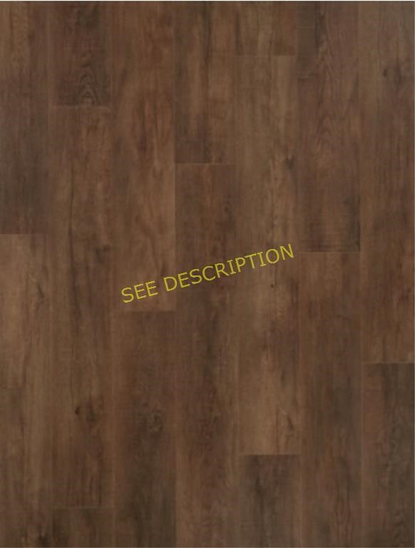 7x48 Cask Aged Oak SPC Vinyl Click Flooring 16 Bxs