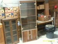 Display Cabinet With 2 Heavy Glass Doors