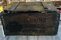 Hamilton Brewing Co. Wooden Crate