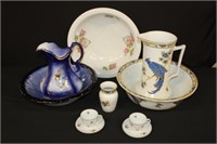 10pc Washowl, 2 cups, saucers