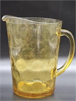 Vintage Eldorado Gold Pitcher by Hazel-Atlas