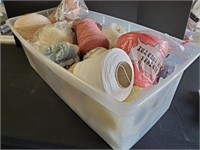 Large Tote Of Various Thread