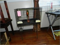 Wire Birdcage & Stand