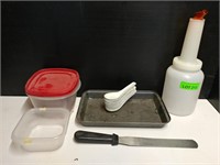 LOT: Tupperware's, Pour Bottle, Icing