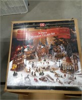 Christmas village set