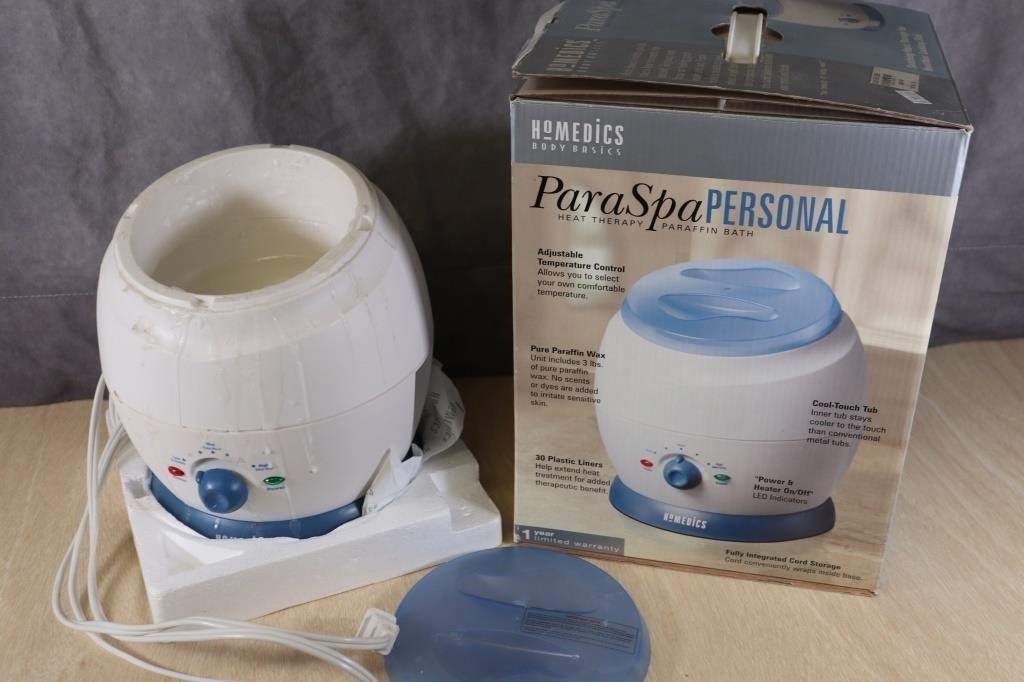 Used Paraspa Heat Therapy Paraffin Bath #PAR-50