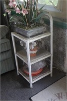 Wicker Plant Stand