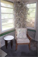 Artificial Tree, Table, & Chair