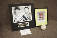 Ted Williams Baseball Hall of Fame 1966 Signed
