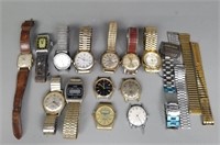 Lot of Assorted Mens Watches and Parts