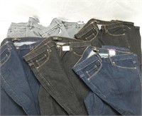 NEW LADIES JEANS - SIZE 13 - QTY 6 PAIR