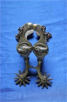 Antique Spurs North & Judd Horsehead Nickel