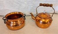 Copper Kettle and Pot