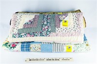 3 Antique Quilts (1 Damaged)