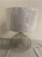 Metal Wire Table Lamp 27.5" Tall