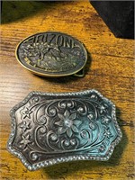 2 BELT BUCKLES