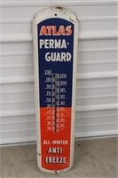 Vintage Atlas Perma-Guard Advertising Thermometer