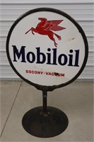 Vintage Porcelain Mobil Oil Socony Vacuum Sign