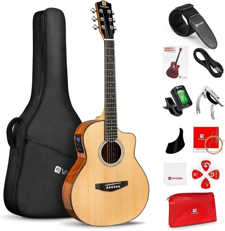SEALED - Electric Acoustic Guitar 3/4 Size - 36 In