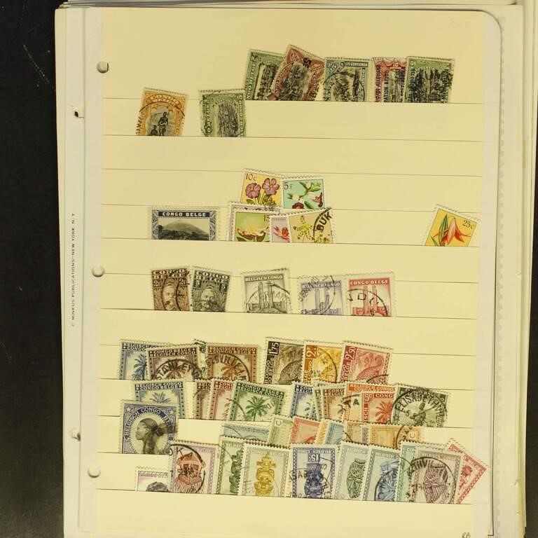 Africa Stamps on Stock and album pages, mostly mid