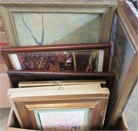 Lots of Antique Framed Picture's