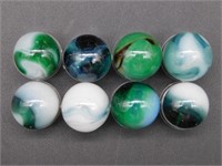 VINTAGE GLASS PLAYING MARBLE COLLECTIBLE