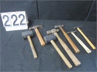 8 Assorted Hammers & Mallets