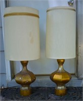 Pair of Vintage Mid-Century Buffet Lamps