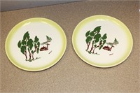 California Retro Brockware Plates